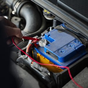 close up car engine repair shop